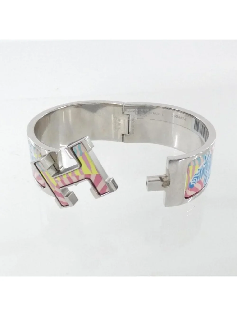 Hermes Zebres de Tanzanie Clic Clac Ash PM Bracelet